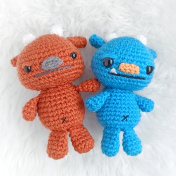 Mini Monsters amigurumi pattern by AmiAmore