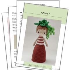 Flora, the Succulent amigurumi pattern by Amour Fou