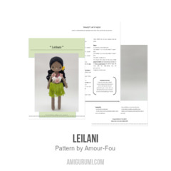 Leilani amigurumi pattern by Amour Fou