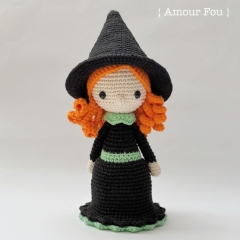 Nina The Little Witch/Christmas Elf amigurumi pattern by Amour Fou