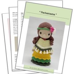 Pachamama amigurumi pattern by Amour Fou