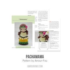 Pachamama amigurumi pattern by Amour Fou