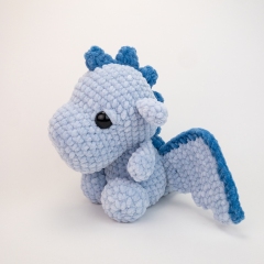 Danny the Plush Dragon amigurumi by Theresas Crochet Shop