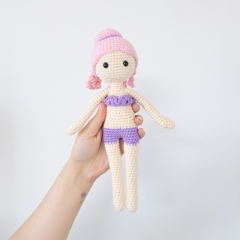 Mindy the Mermaid Doll amigurumi pattern by Bunnies and Yarn