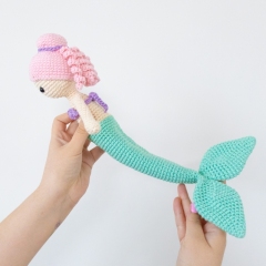 Mindy the Mermaid Doll amigurumi pattern by Bunnies and Yarn