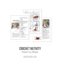 Crochet Nativity amigurumi pattern by RNata