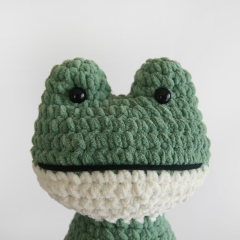 Plush Milo the Frog amigurumi pattern by Bigbebez