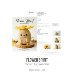 Flower Spirit amigurumi pattern by Eweknitss