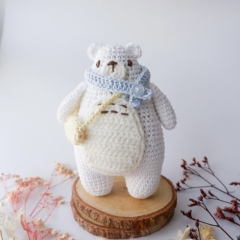 Winter Bear amigurumi pattern by Eweknitss