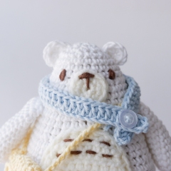 Winter Bear amigurumi by Eweknitss