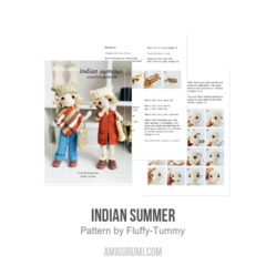 indian Summer amigurumi pattern by Fluffy Tummy