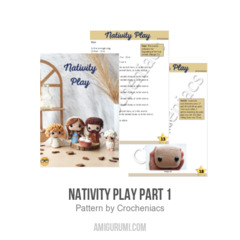 Nativity Play Part 1 amigurumi pattern by Crocheniacs
