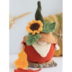 Crochet Pumpkin Gnome pattern amigurumi pattern by PamPino Gnomes