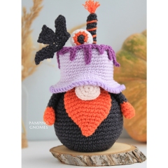 Halloween Cake Gnome pattern amigurumi pattern by PamPino Gnomes