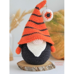 Halloween Horror Gnome amigurumi pattern by PamPino Gnomes