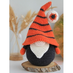 Halloween Horror Gnome amigurumi by PamPino Gnomes