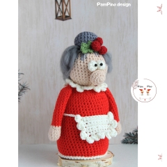 Mrs. Santa Claus gnome  amigurumi by PamPino Gnomes