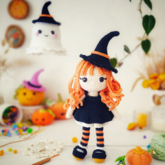 October Halloween Doll amigurumi pattern by LePompon