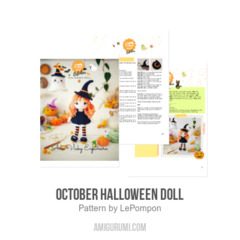 October Halloween Doll amigurumi pattern by LePompon