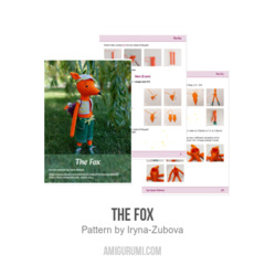 The Fox amigurumi pattern by Iryna Zubova