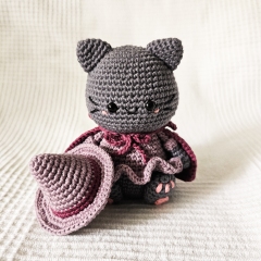 Luna the Witchy Cat amigurumi pattern by EMI Creations by Chloe