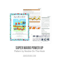 Super Mario Power Up amigurumi pattern by Noobie On The Hook