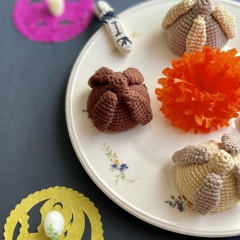 Day of the death bread  amigurumi pattern by unknown