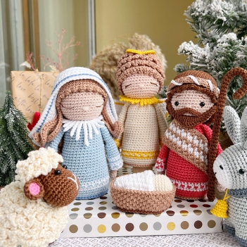 Crochet Nativity amigurumi pattern by RNata