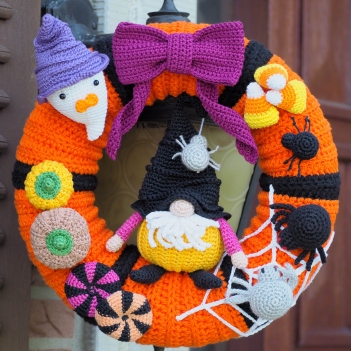 Halloween Wreath amigurumi pattern by RNata