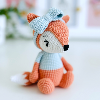 Pippi the Fox amigurumi pattern by Sarah's Hooks & Loops
