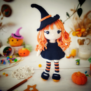 October Halloween Doll amigurumi pattern by LePompon