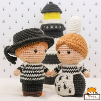 TradiBie - Breizh Couple amigurumi pattern by Noobie On The Hook