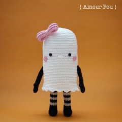 Anouk, the Ghost Girl amigurumi pattern by Amour Fou