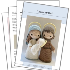 Nativity Set amigurumi pattern by Amour Fou