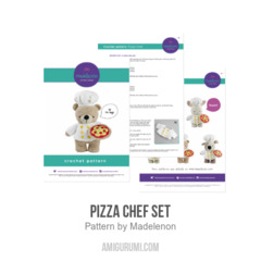 Pizza Chef Set amigurumi pattern by Madelenon