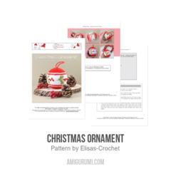 Christmas Ornament amigurumi pattern by Elisas Crochet