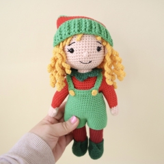Fern the Christmas Elf Doll amigurumi by Smiley Crochet Things