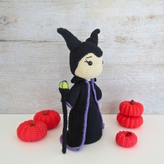 Maleficent  amigurumi by Tejidos con alma