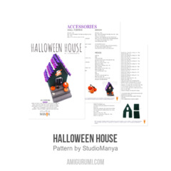 Halloween House amigurumi pattern by StudioManya