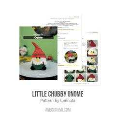 Little Chubby Gnome amigurumi pattern by Lennutas