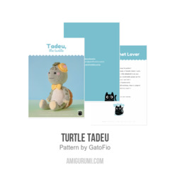 Turtle Tadeu amigurumi pattern by GatoFio