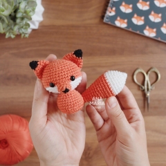 Little Prince and the Fox (with blue coat) amigurumi pattern by Ana Maria Craft