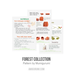 Forest Collection amigurumi pattern by Mumigurumi