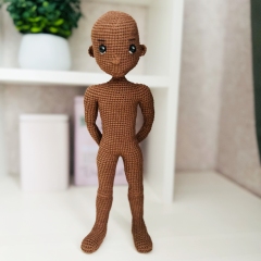 Boy doll amigurumi pattern by Fluffy Tummy