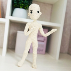 Boy doll amigurumi by Fluffy Tummy