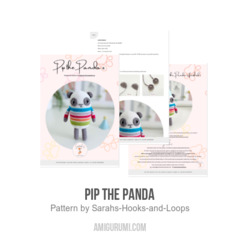 Pip the Panda amigurumi pattern by Sarah's Hooks & Loops