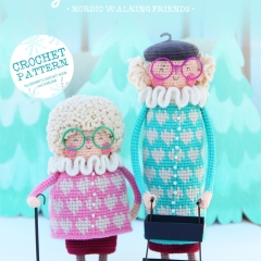 The Nordic Walking Friends amigurumi by Gwilami