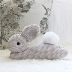 Plushie Bunny Rabbit amigurumi pattern by THEODOREANDROSE