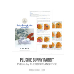 Plushie Bunny Rabbit amigurumi pattern by THEODOREANDROSE