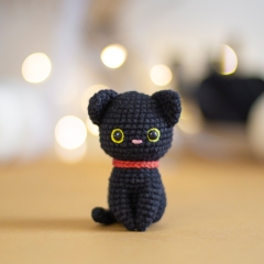  Little Witch and black cat amigurumi by TwoLoops